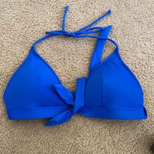 Victoria Secret Blue Bathing Suit Top